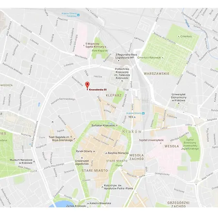 Aparthotel Cracow Rent - Spacious For 2-7 People In Quiet Area - Kolberga Street Nr 3 - 10 Min To Main Square By Foot